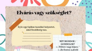 Elvárás vagy szükséglet - munkalap